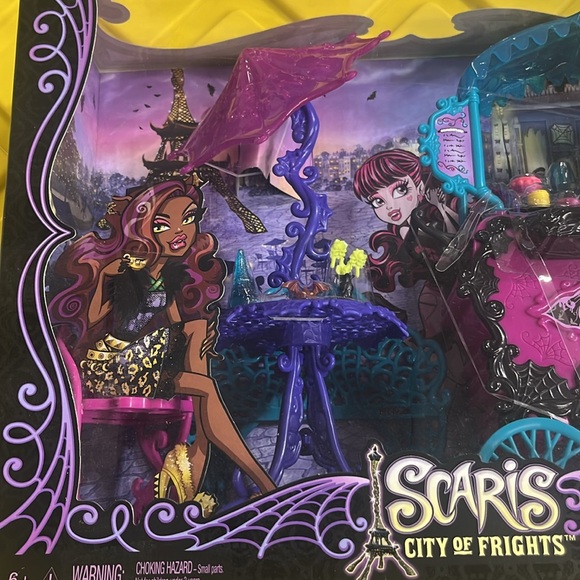 MONSTER HIGH Scaris - City of Frights CAFE CART Set - NIB - Picture 4 of 4